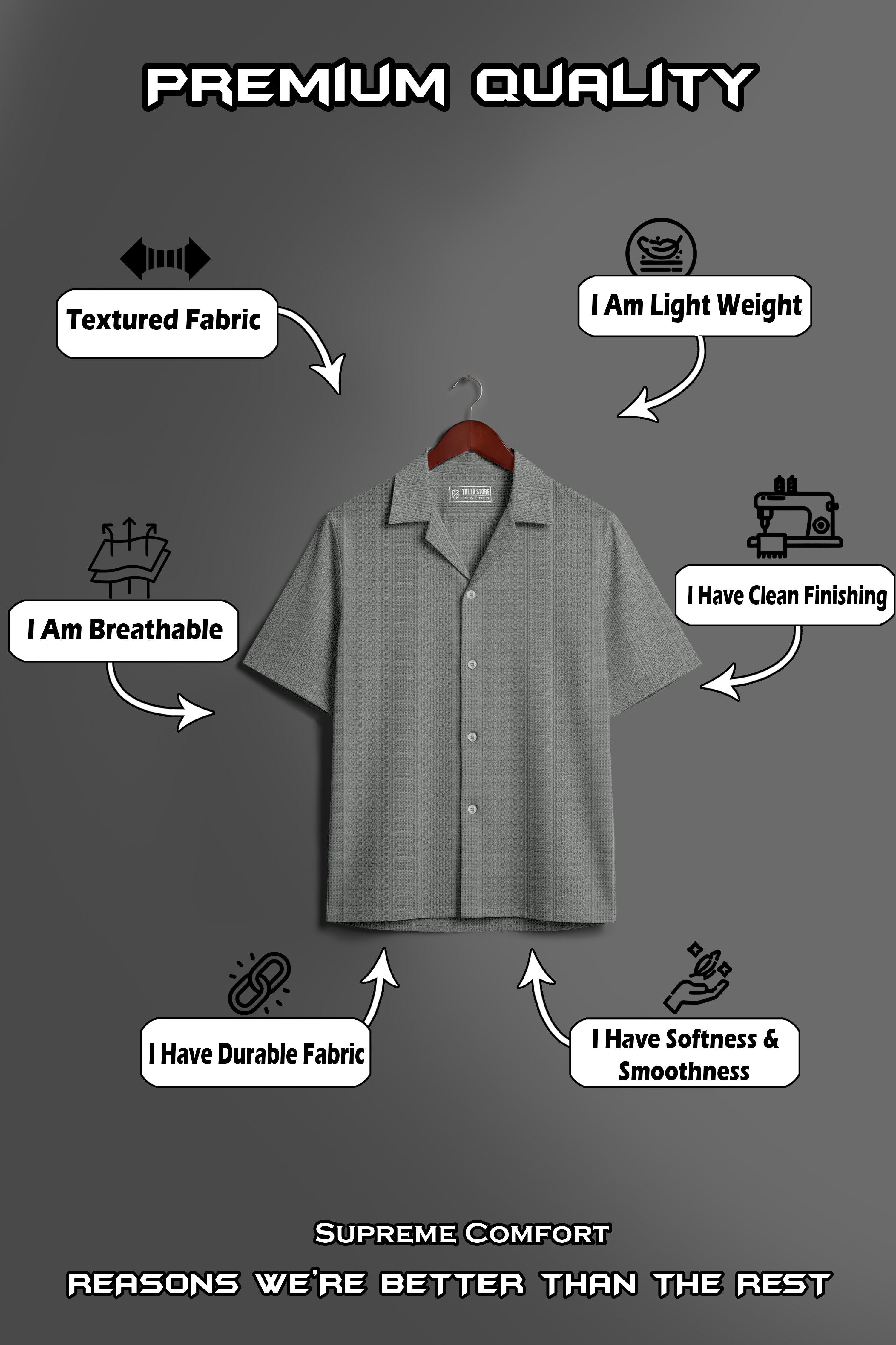 Brown Half Sleeves Shirts for Mens