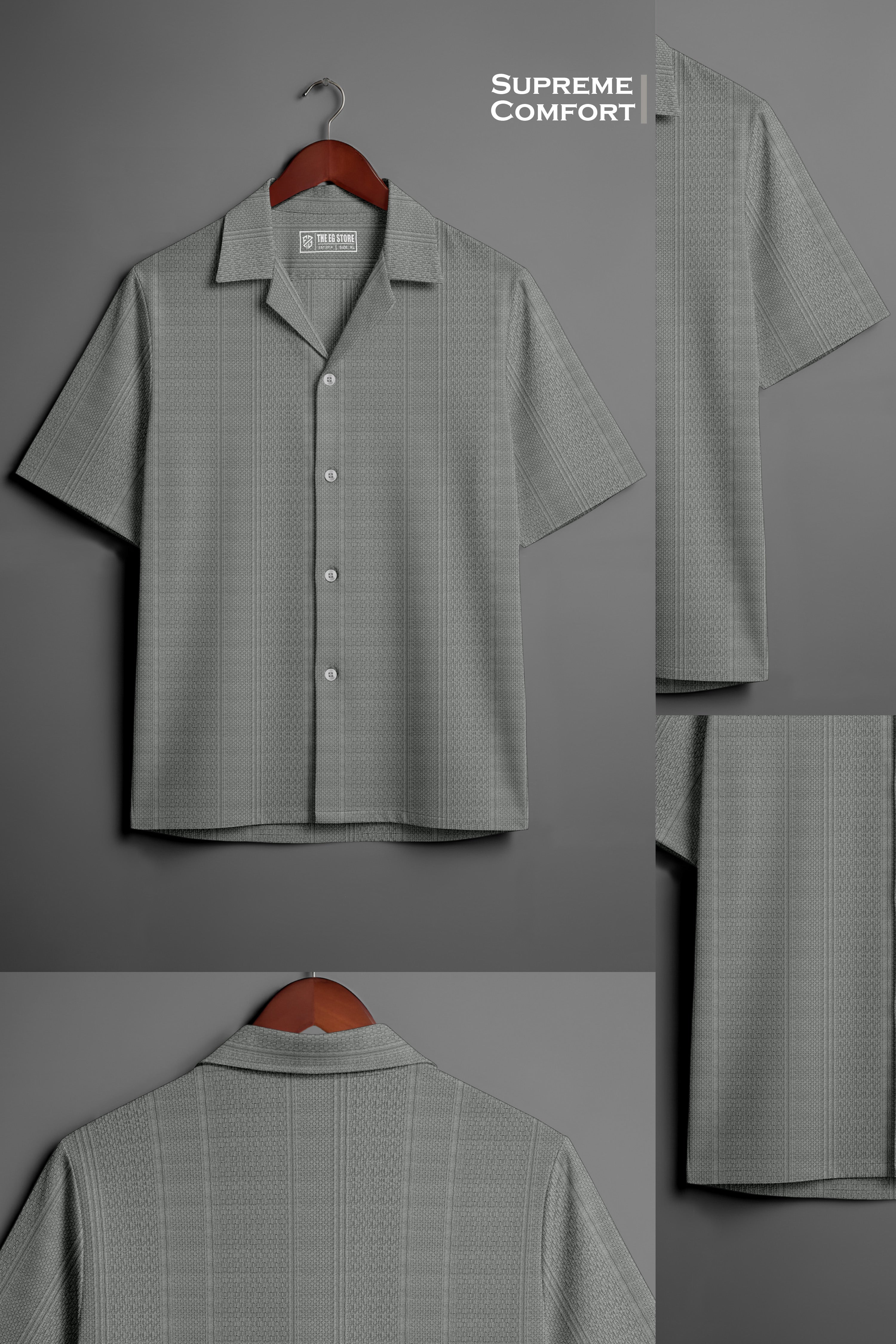 Brown Half Sleeves Shirts for Mens