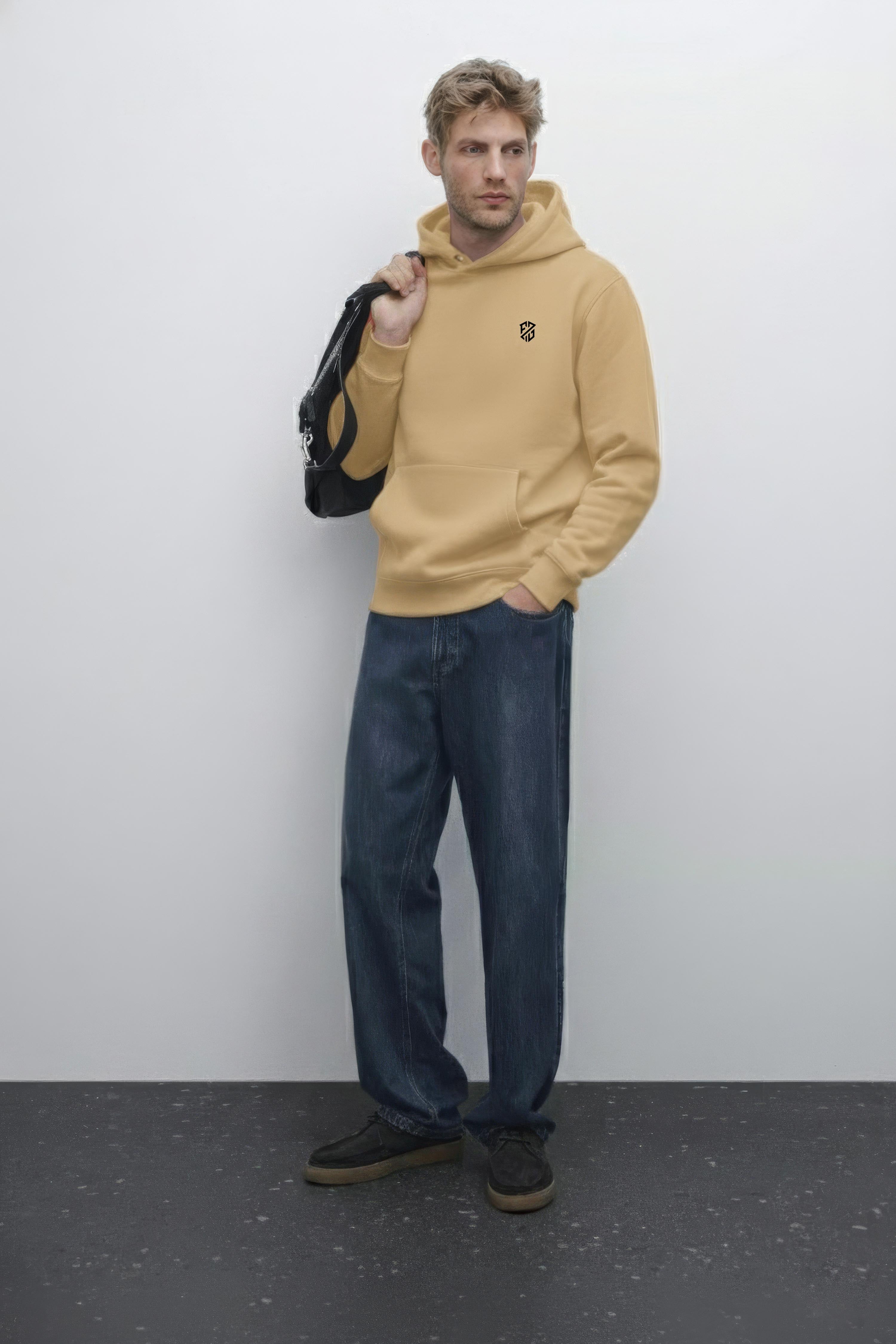 Mens Brown full sleeves Hoodie