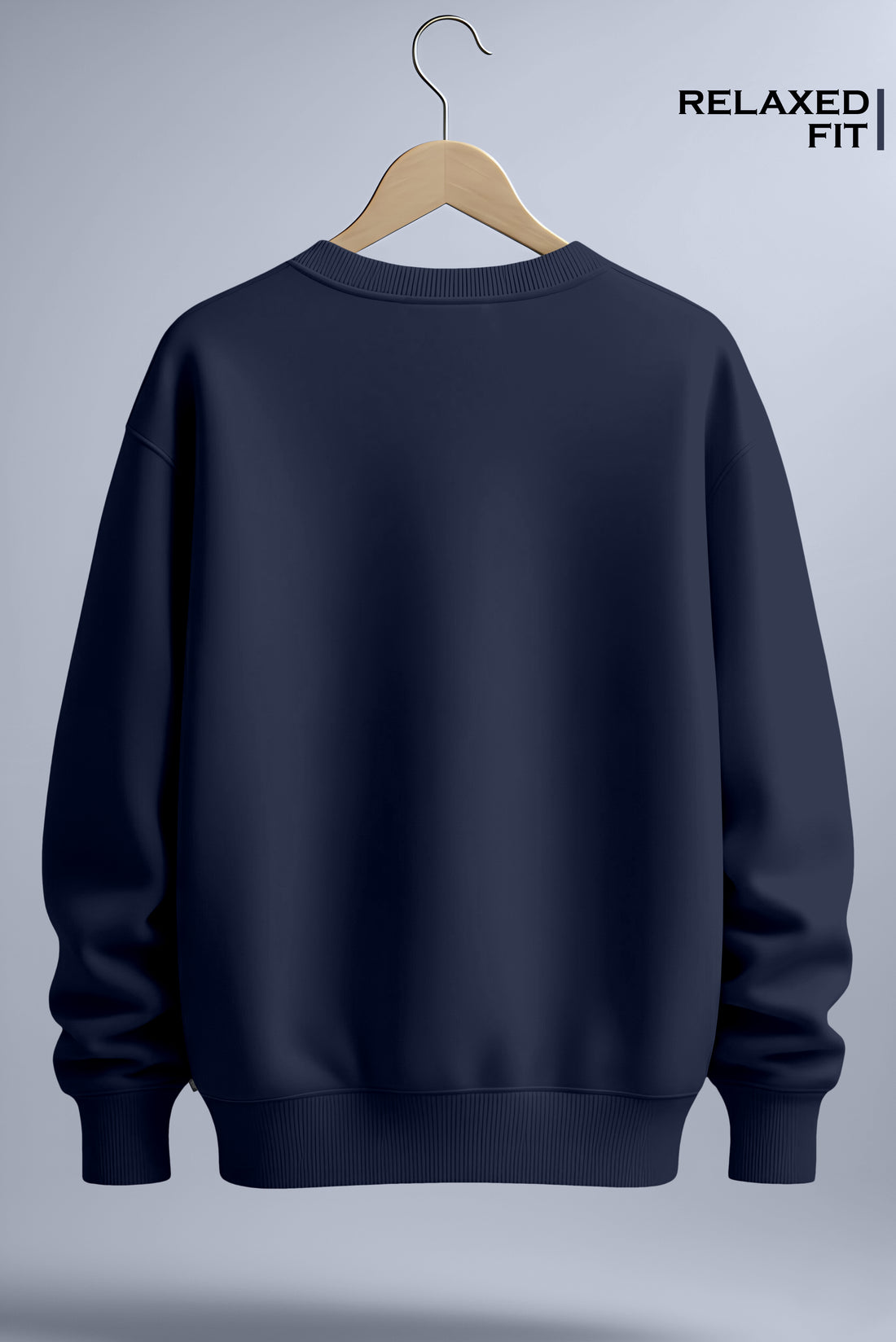 Full Sleeves Navy Sweatshirt for Men's